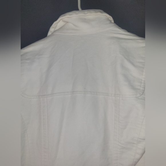 MNG by Mango 100% cotton beige/tan jacket womens XXS - Picture 5 of 9